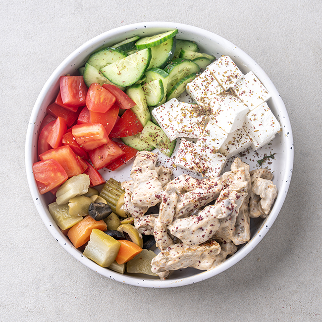 Tabil Spiced Lamb Gyro Bowl